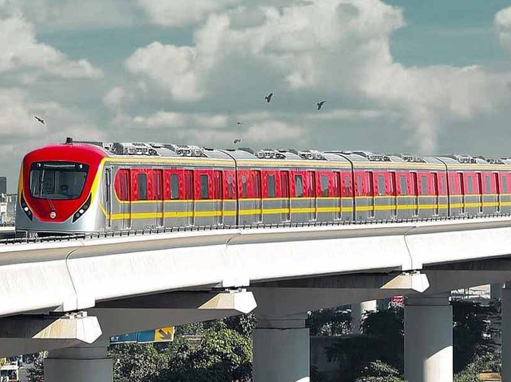 Orange Line Metro Train Lahore
